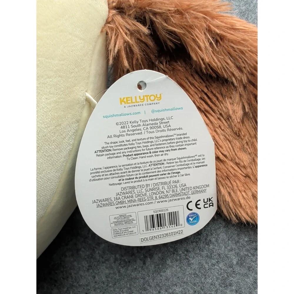 NWT Original Harris Squishmallows Dog Plush Pillow 11 Inches